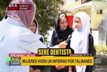 Afganistán: mujeres viven un infierno por régimen talibán