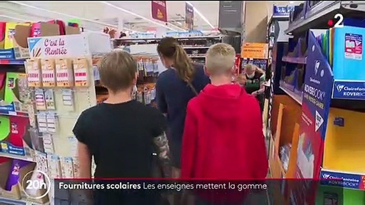 Fournitures scolaires : l'attractivité des grandes surfaces mise à rude épreuve