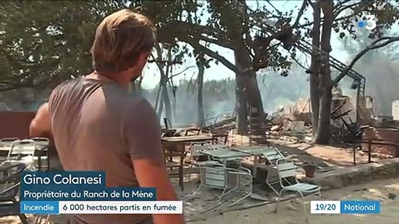 Var : 6 000 hectares partis en fumée dans un incendie