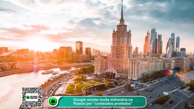 Google recebe multa milionária na Rússia por conteúdos proibidos