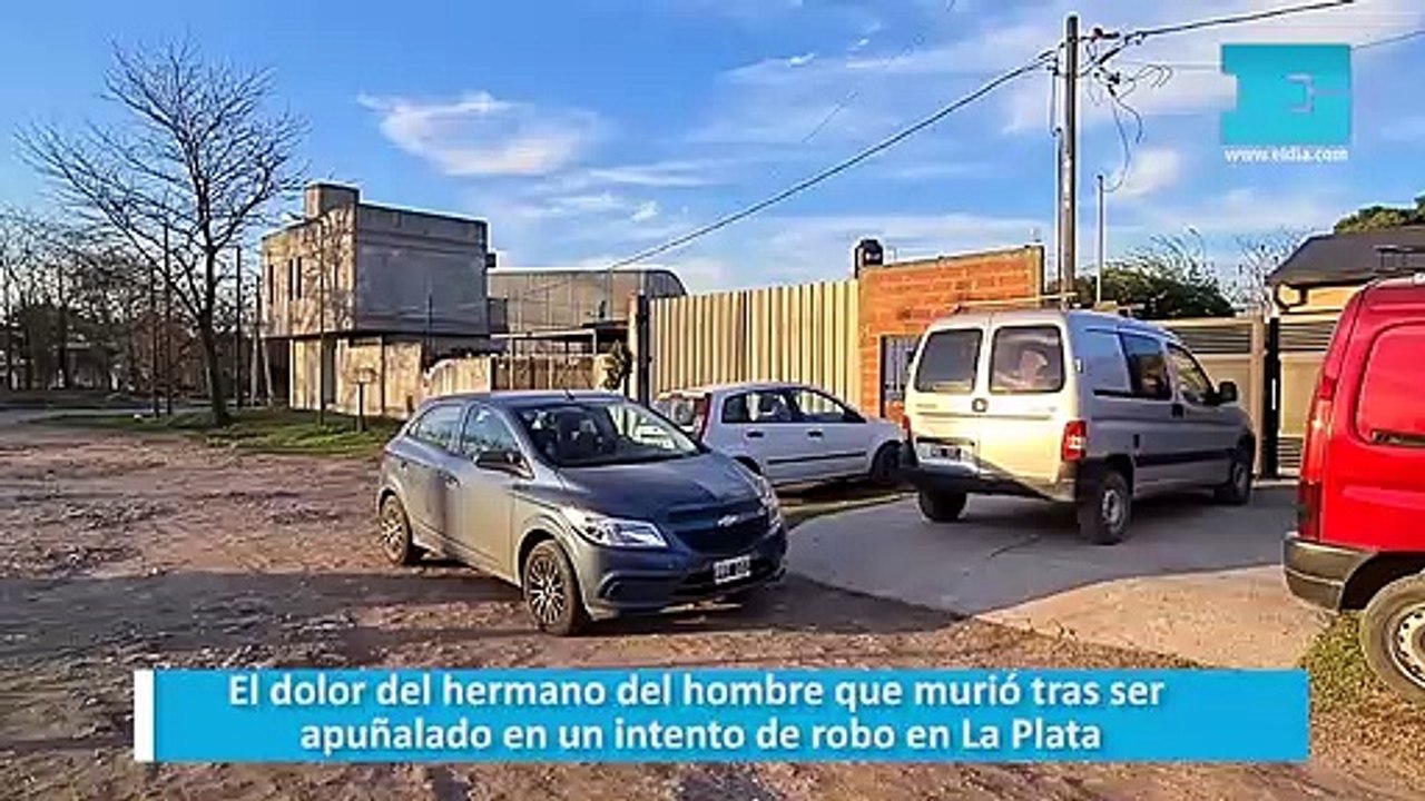El dolor del hermano del hombre que murió tras ser apuñalado en un intento de robo en La Plata