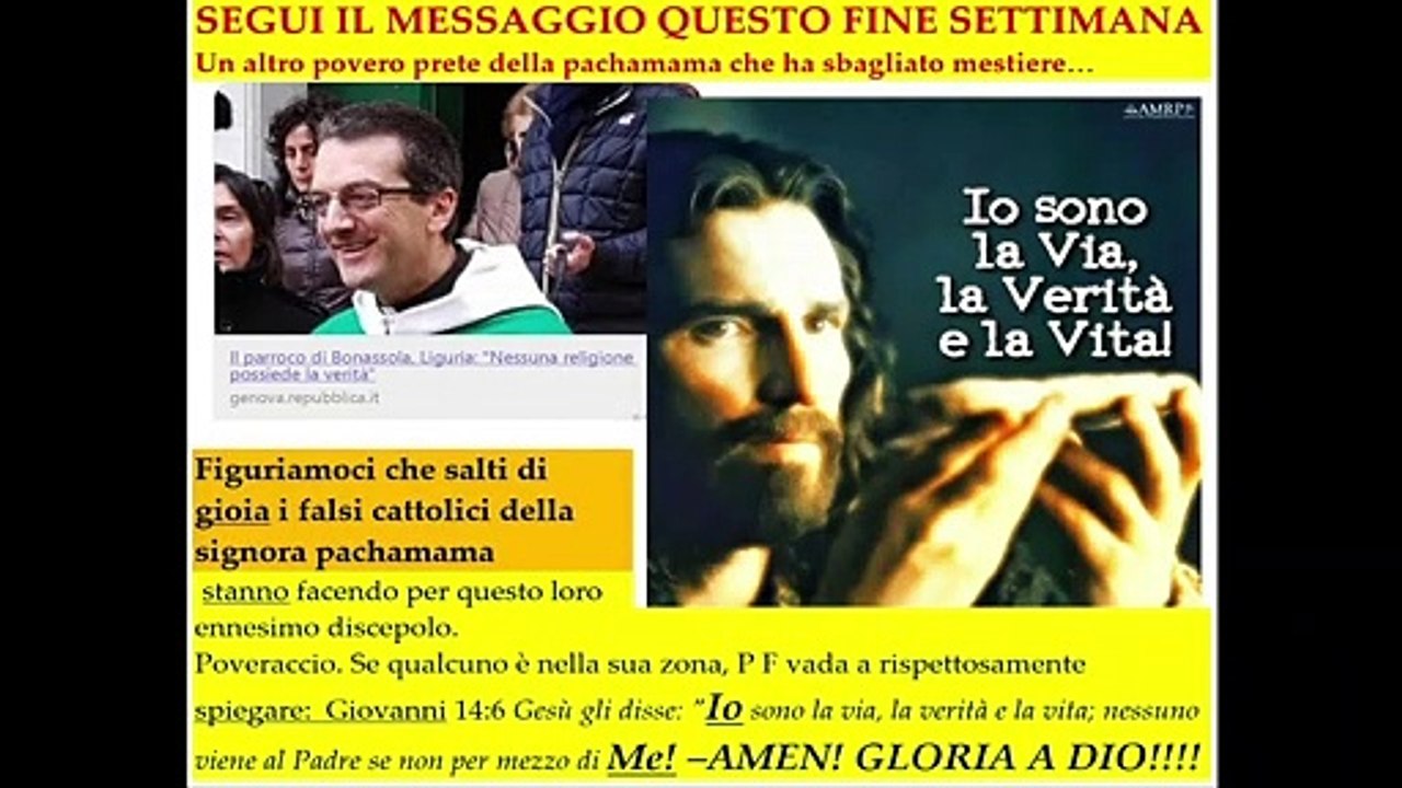 Il parrocco di Bonassola dice 'Nessuna religione possiede la verita'