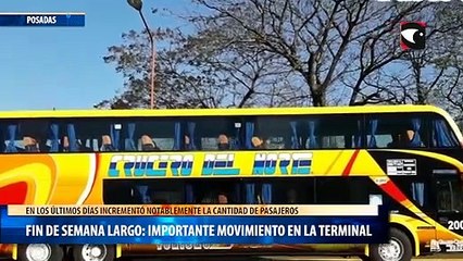 Video herunterladen: Fin de semana largo: se registró un importante movimiento en la Terminal de Ómnibus de Posadas