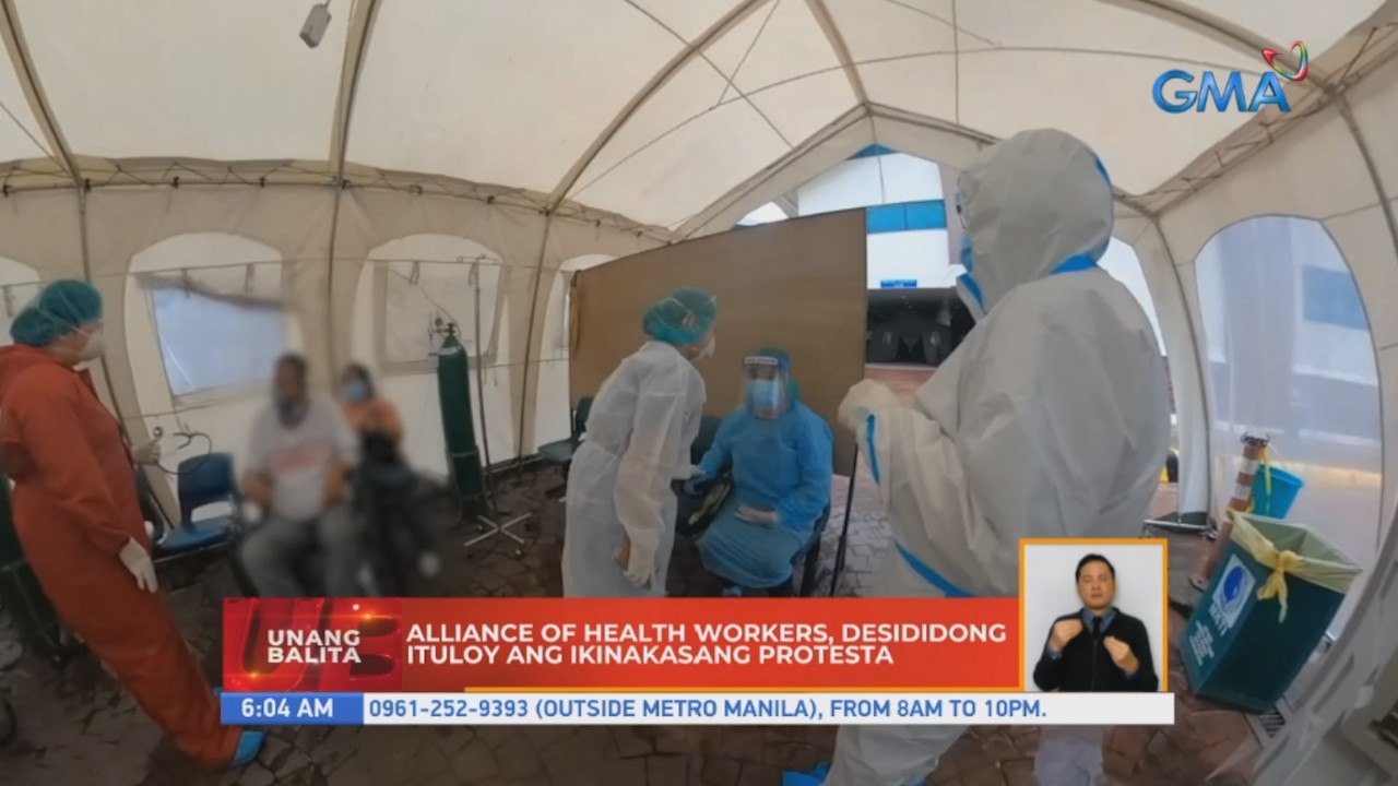 Alliance of health workers, desididong ituloy ang ikinakasang protesta | UB