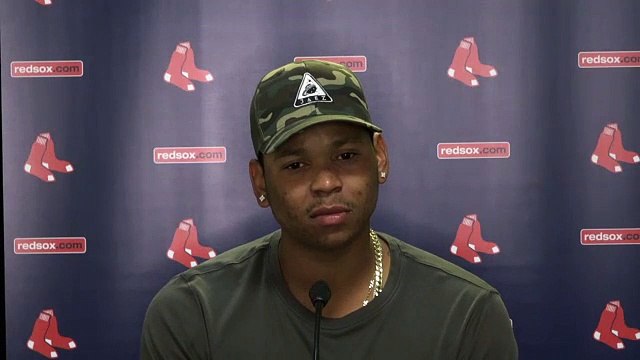 Rafael Devers Postgame Press Conference | Red Sox vs Yankees 8-17 | Game 2