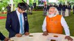 Video: PM Modi seen feeding Churma to Olympic medalists