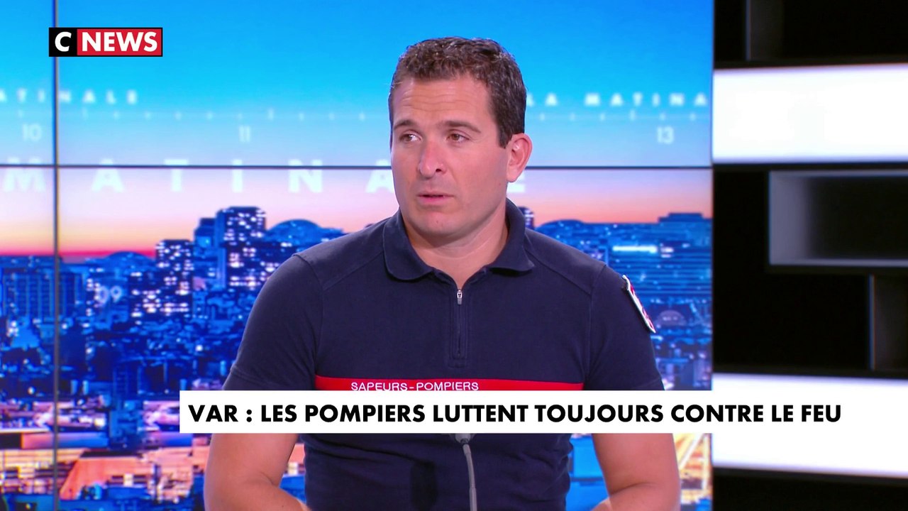 Incendie dans le Var : «La nuit a été mouvementée pour les sapeurs-pompiers», rapporte Eric Brocardi