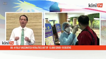 Video herunterladen: DG: 4 fully vaccinated fatalities out of 13,000 Covid-19 deaths