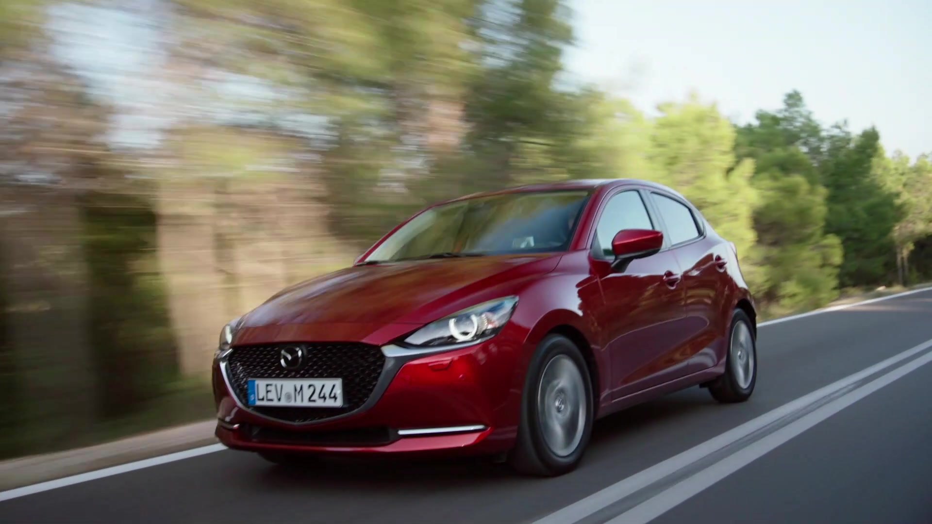 2022 Mazda 2 in Soul Red Crystal Driving Video - video Dailymotion