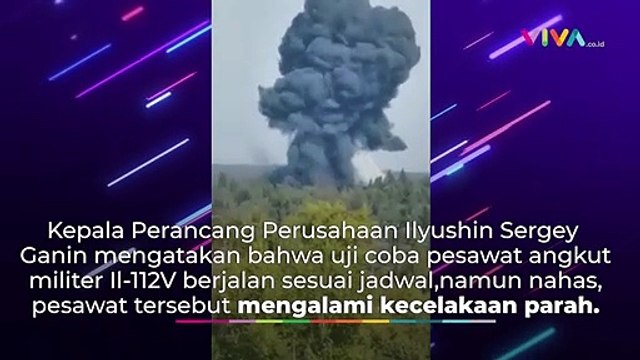 Pesawat Terbaru Militer Rusia Jatuh saat Uji Terbang
