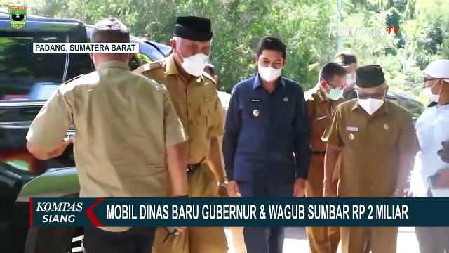 Gubernur dan Wagub Sumbar Kompak Beli Mobil Dinas Baru Seharga Rp 2 Miliar