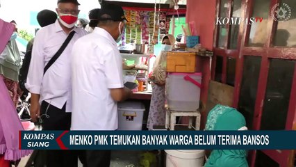 Sidak ke Klender, Menko PMK Temukan Masih Banyak Warga yang Belum Terima Bansos Covid-19