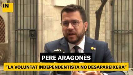 Aragonès adverteix que la voluntat independentista "no desapareixerà"