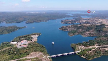 Son 10 yılın en yüksek seviyesine ulaşan Ömerli Barajı görüntülendi