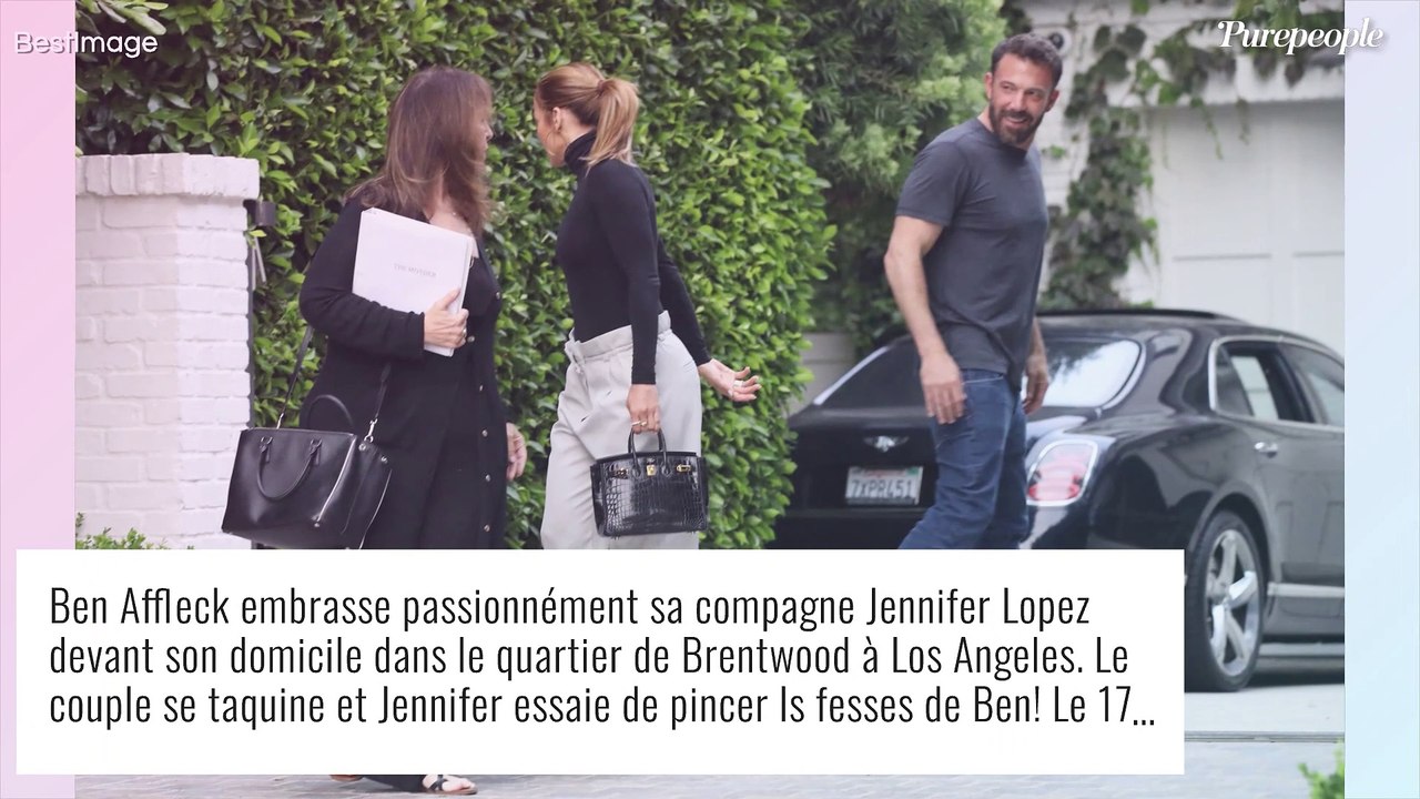 Jennifer Lopez : Bisous sensuels avec Ben Affleck, elle lui pince les fesses !