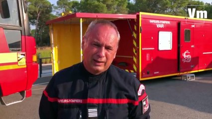 Après une deuxième nuit de combat contre les flammes, Éric Grohin fait un point sur l'incendie de Gonfaron
