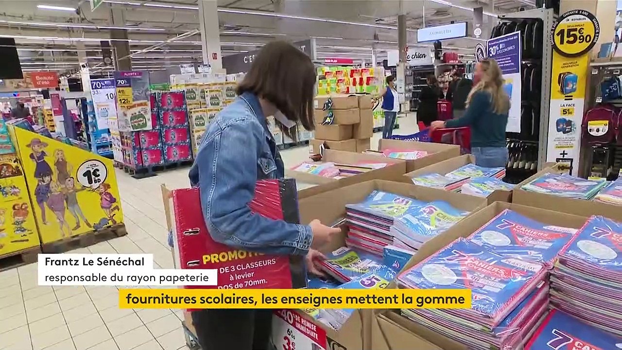 Consommation : les enseignes multiplient les offres de fournitures scolaires