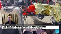 Afghanistan : la France a exfiltré dans la nuit de Kaboul 216 personnes dont 184 Afghans
