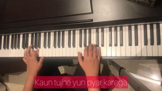 Tribute to Sushant Singh Rajput piano Cover ( Kaun Tujhe from MS Dhoni the untold story)