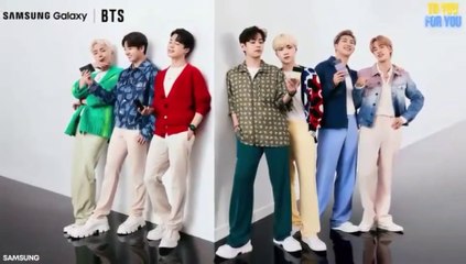 BTS SAMSUNG PHOTOS + COMMERCIAL