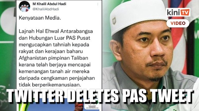 PAS congratulates Taliban for ‘liberating’ Afghanistan, Twitter takes action