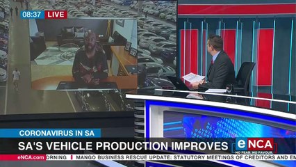 SA's vehicle production improves