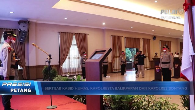 Kapolda Kaltim Pimpin Upacara Serah Terima Jabatan Pejabat Utama Polda Kaltim