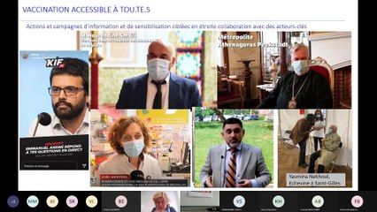 Situation épidémiologique et vaccinale à Bruxelles POINT PRESSE  17 08 2021