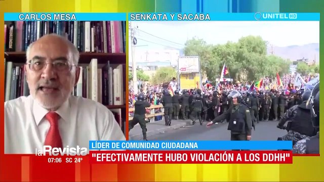 Carlos Mesa exhorta al poder Ejecutivo y Judicial un cambio de todo el sistema jurídico para seguir las recomendaciones del GIEI