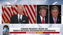 President Trump responds to Biden’s disaster in Afghanistan, explains what he should have done when pulling out