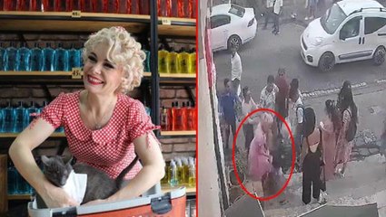 *Yerli Marilyn Monroe'  ismiyle tanınan Melek Karahan dükkânının önünde oturan çocuğu darp etti