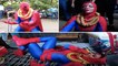 Rakhi Sawant Protests Outside Big Boss OTT House In Spiderman Avatar | Bigg Boss OTT | SpotboyE