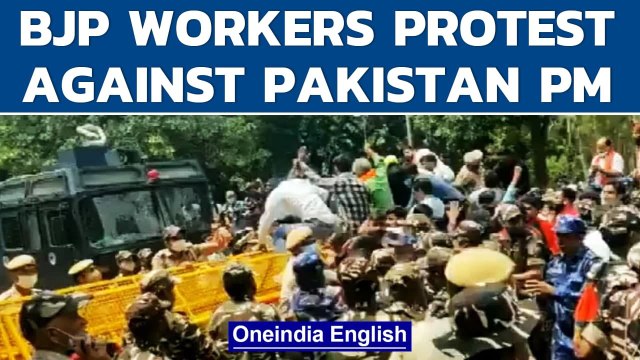 BJP members protest against the Maharaja Ranjit Singh’s statue vandalisation in Pak | Oneindia News