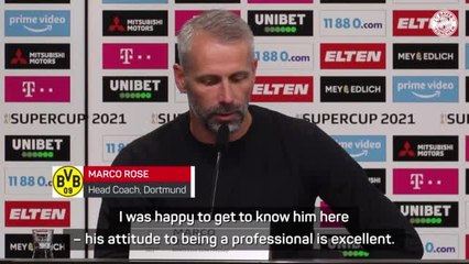 Bellingham's 'excellent' attitude key to his success - Rose