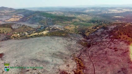 Incendio forestal en el Puerto del Calatraveño - Ayto Alcaracejos