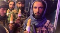 Taliban fighters enjoy ice cream at Kabul amusement park