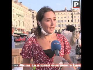 Marseille : élan de solidarité pour les sinistrés de Kabylie