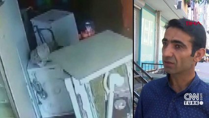 İş yerine giren hırsızı çalışanlar fark etti