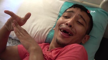 Spor salonunda içtiği protein tozu 19 yaşındaki genci felç etti