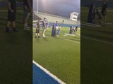 Little Girl Lays the Smackdown on Tackling Dummy