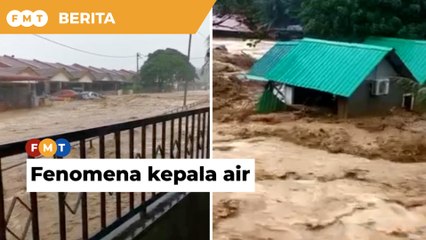 Fenomena kepala air Gunung Jerai, Gurun dan Yan dilanda banjir Kilat