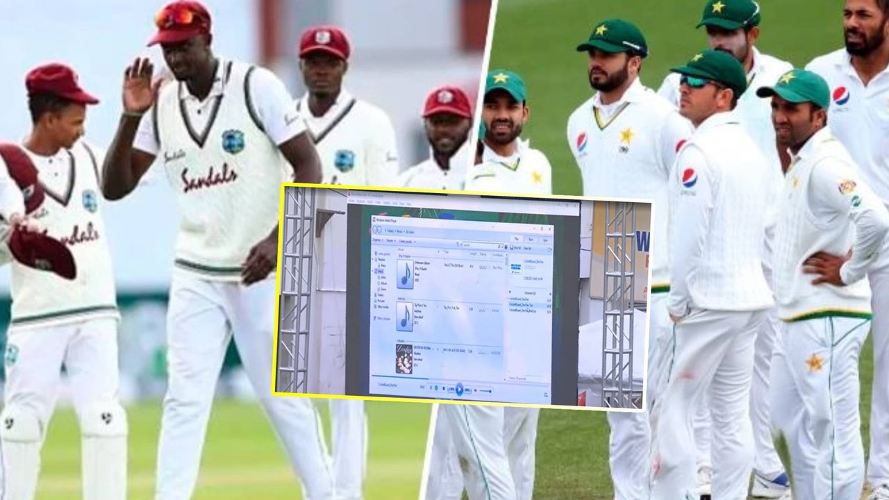 Third Umpire Shows Music Playlist On Big Screen During WI vs PAK Test | Oneindia telugu