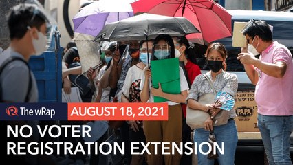 Comelec decides not to extend voter registration 