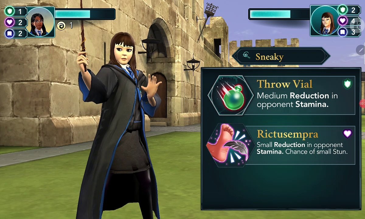 Hogwarts Mystery Duel practice /Adopt A creature video Dailymotion