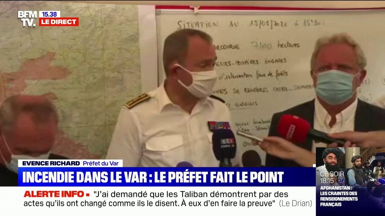 Evence Richard, préfet du Var: "Nous déplorons à l'heure actuelle 2 victimes'"