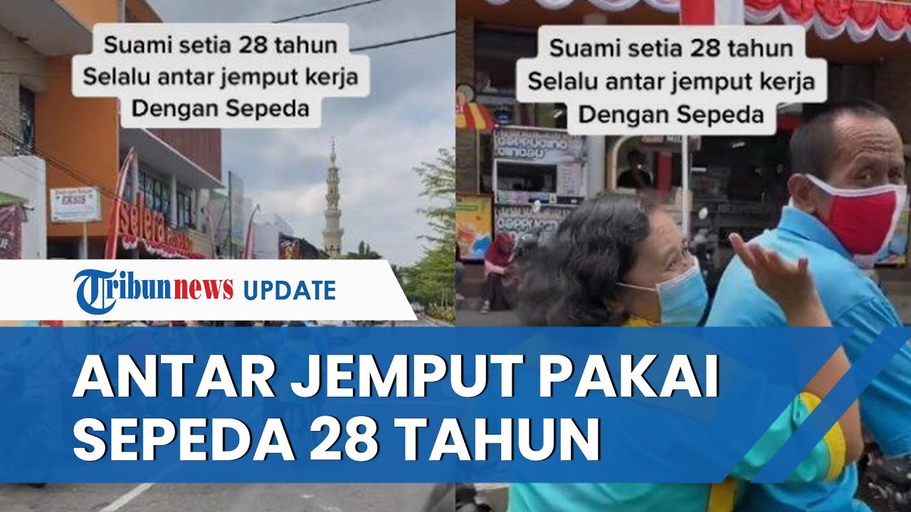 Kisah Pasangan Suami Istri di Purbalingga, 26 Tahun Menikah Selalu Antar Jemput Istri Pakai Sepeda