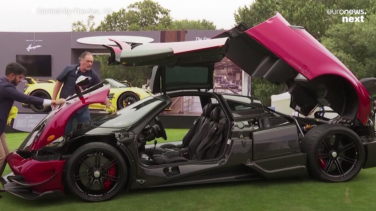 Luxury car brands showcase their new electric and hybrid models