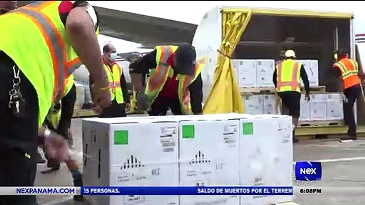 Llega al país el trigésimo lote de vacunas Pfizer, para continuar con la jornada de vacunación - Nex Noticias