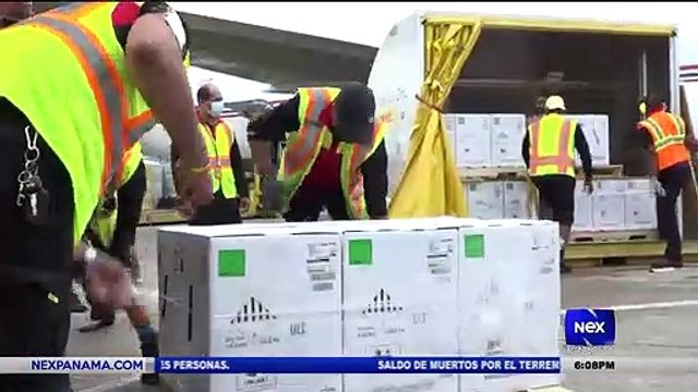 Llega al país el trigésimo lote de vacunas Pfizer, para continuar con la jornada de vacunación - Nex Noticias