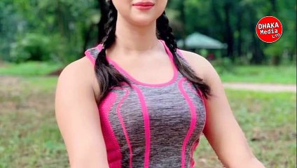 Bangladeshi Film Actress Shabnom Bubly Yoga Video